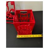 Decor Set - Red Scrollwork Metal - 3 Pieces