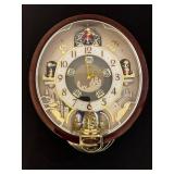 Seiko OXM160BRH Disney Musical Clock - Castle Dial, Moving Figures, Wall Clock