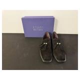 Stuart Weitzman Black Suede Tassel Loafers - Women