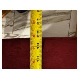 Velvet Burgundy Storage Ottoman with Nailhead Trim - Square Upholstered Footstool