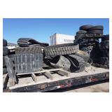 Large Lot of Used Skid Loader, Telehandler and Truck Tires