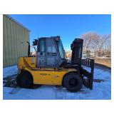 2019 Hyundai 70D-9 Diesel Forklift w/ Cab, Heat & A/C - For Repair