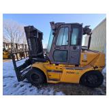 2019 Hyundai 70D-9 Diesel Forklift w/ Cab, Heat & A/C - For Repair