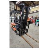 1999 Toyota 5FBE15 36V Electric Forklift