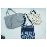 NEW Quilted Fishing Lure Print Bag; Nautica Cross Body Bag; NEW Grey Yankee Candle Tote Bag