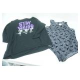 NEW Stay Weird Sweatshirt size 3X; bodysuit bat & spider themed (NWT) 4x