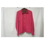 NEW Pink Fleece Zip-Up Sweatshirt Size L