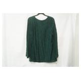 NWT Bloomchic Dark Green Lace Blouse Size 18-20