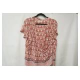 Loft Short Sleeve Blouse Size L