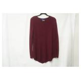 Apt 9 Wine Color Sweater. Size L