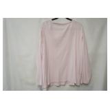 Croft & Barrow Size 3X Light Pink Long Sleeve Shirt