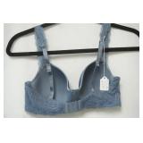 Wacoal 32D Blue Lace Bra