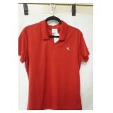 Nike Golf Dri-Fit Womens Size L. Red Polo T-Shirt