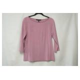 White House Black Market Size M. 3/4 sleeve light mauve shirt