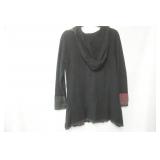 Style & Company Size L Hooded Black Knit Cardigan