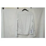 White Long Sleeve Athletic Top. Prana Size M