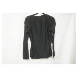 Old Navy 3/4 Zip Black Long Sleeve Size Large. (nylon/spandex)