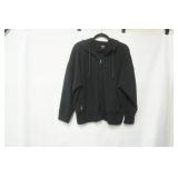 Old Navy Active Black Zip-Up Sweatshirt Size L
