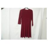 NWT Dana Buchman Size S. maroon knit dress