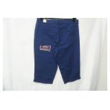 NWT Gloria Vanderbilt 16W stretch navy blue capris