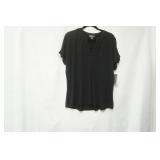 NWT Style & Co. Size L black blouse