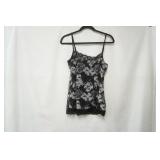 Maurices Lace Black Floral tank