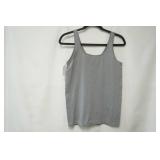 Ellen Tracy size XL grey fitted tank