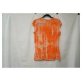 Calvin Klein Jeans Size M. orange & white shirt