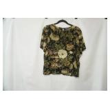 Sag Harbor petite M floral blouse