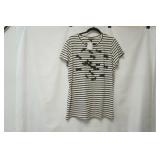 Halogen size XXl striped blouse with bows