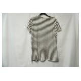 Halogen size XXl striped blouse with bows