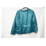 CJ Banks Shiny Ruffled Blazer