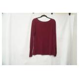 First Feeling Maroon long sleeve. Size L