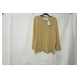 NWT Alfred Dunner size S gold sweater