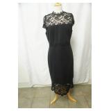 Alison Andrews Black Lace Dress. (no size-12/14?)