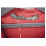 NWT Maurices Size L Burgundy Button Up dress shirt