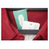 NWT Maurices Size L Burgundy Button Up dress shirt