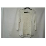 Christopher & Banks size S. white and lace blouse