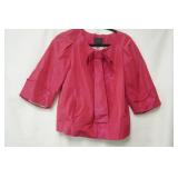 NWT BR Monogram Collection Bright Pink Jacket w/2 different ties
