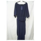 Navy Blue Dress Jumpsuit