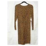 NWT Old Navy Maternity size M Leopard Print Dress