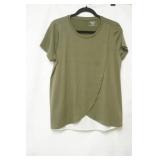 Motherhood Maternity Nursing size M. olive green tee
