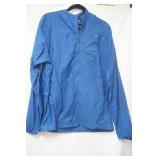 REI Blue light weight coat  100 % nylon , size large