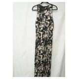 Loft Maxi Dress black /white size sleeveless