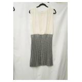 NWT DKNY Ivory and black skirt dress size 10