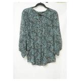 Lucky Brand Blouse Dark black blue size L
