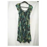 NWT Torrid super soft knit green black print dress size 1x