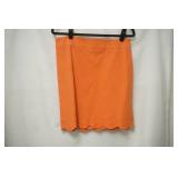 Talbots orange Skirt size 8