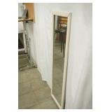 Full length mirror white wood frame
