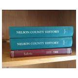 (2) Nelson County History Books and (1) Lakota... 100 Years Book
